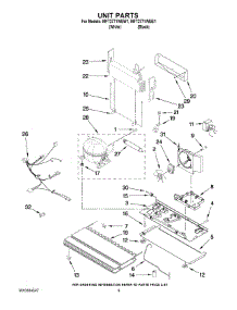 05 - Unit Parts parts for Maytag Refrigerator MFT2771WEW1 from AppliancePartsPros.com