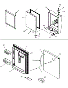 09 - Refrigerator Door parts for Maytag Refrigerator MBL1956HES from AppliancePartsPros.com