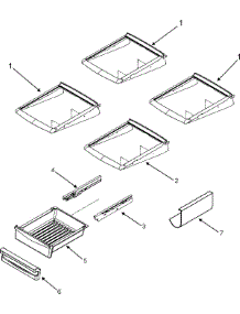 10 - Refrigerator Shelves parts for Maytag Refrigerator MBL1956HES from AppliancePartsPros.com