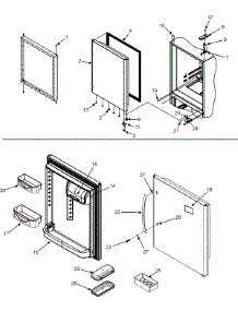 10 - Refrigerator Door parts for Maytag Refrigerator MBL2562HES from AppliancePartsPros.com