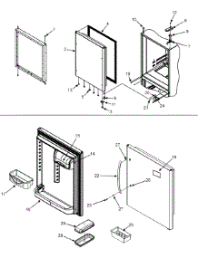10 - Refrigerator Door parts for Maytag Refrigerator MBR2262HES from AppliancePartsPros.com