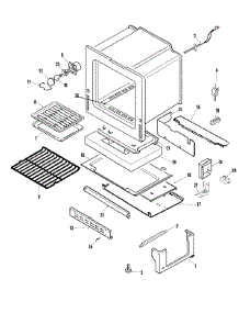 05 - Oven / Base parts for Admiral Range MBR5730BGW from AppliancePartsPros.com