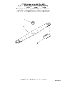 04 - Lower Washarm Parts parts for Maytag Dishwasher MDBTT60AWB2 from AppliancePartsPros.com