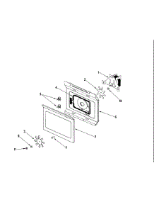 03 - Convection Motor parts for Samsung Microwave MC1015BB from AppliancePartsPros.com