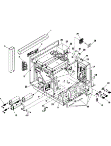04 - Electrical Components parts for Amana Microwave MC23MPT2 / P1326403M from AppliancePartsPros.com