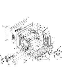 04 - Electrical Components parts for Amana Microwave MC23MPW2 / P1331405M from AppliancePartsPros.com