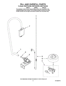 06 - Fill And Overfill Parts parts for Maytag Dishwasher MDBTT60AWW2 from AppliancePartsPros.com