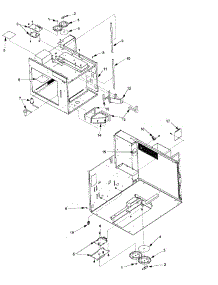 06 - Cavity parts for Amana Microwave MC24MP / P1329116M from AppliancePartsPros.com