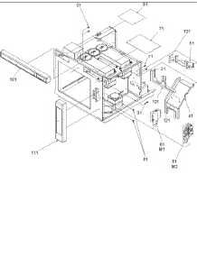02 - Chassis Assembly Parts parts for Amana Microwave MC52200 / P1199502M from AppliancePartsPros.com