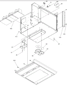 04 - Chassis Assembly Parts parts for Amana Microwave MC52200 / P1199502M from AppliancePartsPros.com