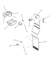 08 - Freezer Compartment parts for Maytag Refrigerator MCB2256HES from AppliancePartsPros.com