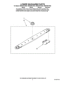 04 - Lower Washarm Parts parts for Maytag Dishwasher MDBH955AWB2 from AppliancePartsPros.com