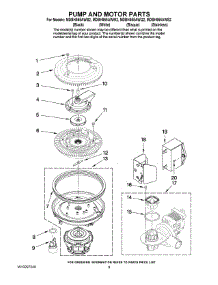 08 - Pump And Motor Parts parts for Maytag Dishwasher MDBH955AWS2 from AppliancePartsPros.com