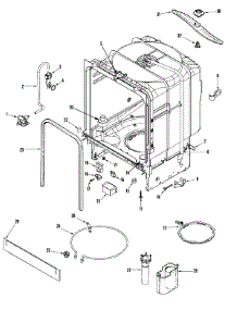 07 - Tub parts for Maytag Dishwasher MDB4600AWX from AppliancePartsPros.com