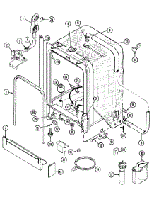 06 - Tub parts for Maytag Dishwasher MDB6000AWB from AppliancePartsPros.com