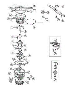 03 - Pump & Motor parts for Maytag Dishwasher MDB6160AWQ from AppliancePartsPros.com