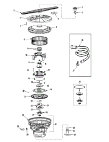 05 - Pump & Motor parts for Maytag Dishwasher MDB6650AWS from AppliancePartsPros.com