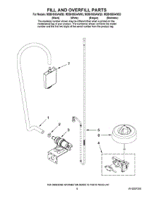 06 - Fill And Overfill Parts parts for Maytag Dishwasher MDBH955AWQ3 from AppliancePartsPros.com