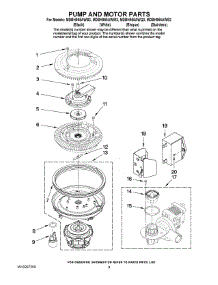 08 - Pump And Motor Parts parts for Maytag Dishwasher MDBH955AWQ3 from AppliancePartsPros.com