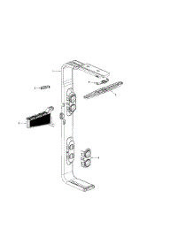 08 - Water Distribution Assembly parts for Maytag Dishwasher MDB9600AWB from AppliancePartsPros.com