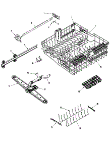 06 - Track & Rack Assembly (Upr) parts for Maytag Dishwasher MDB9600AWW from AppliancePartsPros.com