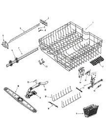 06 - Track & Rack Assembly (Upr) parts for Maytag Dishwasher MDB9601AWB from AppliancePartsPros.com