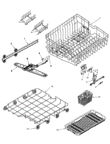 05 - Track & Rack Assembly (Middle / Lwr) parts for Maytag Dishwasher MDB9601AWW from AppliancePartsPros.com