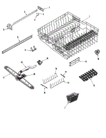 05 - Rail & Rack Assembly (Upr) parts for Maytag Dishwasher MDB9750AWQ from AppliancePartsPros.com