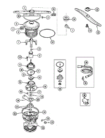 03 - Pump & Motor parts for Maytag Dishwasher MDBD820AWB from AppliancePartsPros.com