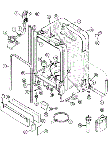 06 - Tub parts for Maytag Dishwasher MDBD880AWW from AppliancePartsPros.com