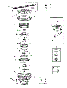 03 - Pump & Motor parts for Maytag Dishwasher MDBE790AWS from AppliancePartsPros.com