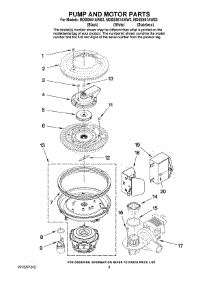08 - Pump And Motor Parts parts for Maytag Dishwasher MDBS561AWS3 from AppliancePartsPros.com
