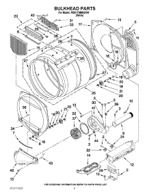 03 - Bulkhead Parts parts for Maytag Dryer MDE17MNBGW0 from AppliancePartsPros.com