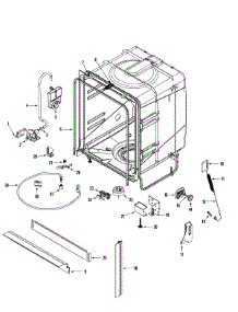 06 - Tub parts for Maytag Dishwasher MDBH940AWW from AppliancePartsPros.com