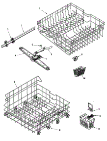 05 - Track & Rack Assembly parts for Maytag Dishwasher MDBH945AWS from AppliancePartsPros.com