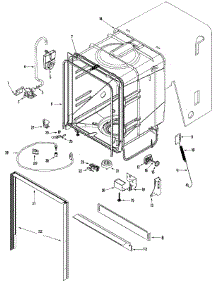 06 - Tub parts for Maytag Dishwasher MDBH955AWQ from AppliancePartsPros.com