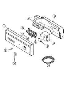 02 - Control Panel parts for Maytag Dishwasher MDC4000AWX from AppliancePartsPros.com