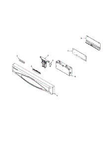 02 - Control Panel parts for Maytag Dishwasher MDC4650AWW from AppliancePartsPros.com