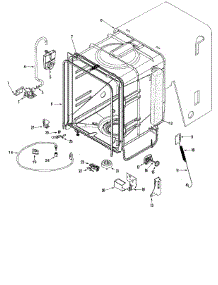 07 - Tub parts for Maytag Dishwasher MDC4650AWW from AppliancePartsPros.com