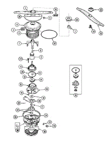 04 - Pump & Motor parts for Maytag Dishwasher MDC5100AWW from AppliancePartsPros.com