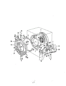 03 - Cylinder & Heater parts for Magic Chef Dryer MDCP1085- from AppliancePartsPros.com