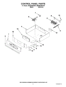 04 - Control Panel Parts parts for Maytag Oven MEW6530DDB19 from AppliancePartsPros.com
