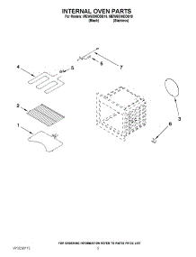 03 - Internal Oven Parts parts for Maytag Oven MEW6530DDS19 from AppliancePartsPros.com