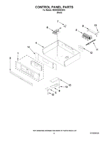 04 - Control Panel Parts parts for Maytag Oven MEW5530DDB18 from AppliancePartsPros.com