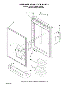04 - Refrigerator Door Parts parts for Maytag Refrigerator ABL1922FES4 from AppliancePartsPros.com
