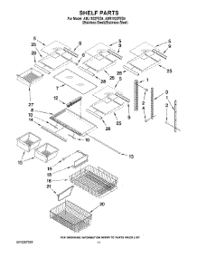 06 - Shelf Parts parts for Maytag Refrigerator ABL1922FES4 from AppliancePartsPros.com