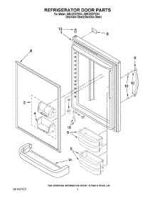 04 - Refrigerator Door Parts parts for Maytag Refrigerator ABL2222FES4 from AppliancePartsPros.com