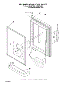 04 - Refrigerator Door Parts parts for Maytag Refrigerator ABL2227VES2 from AppliancePartsPros.com