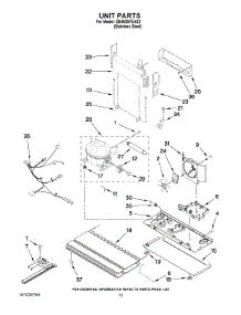 07 - Unit Parts parts for Maytag Refrigerator GB5526FEAS2 from AppliancePartsPros.com
