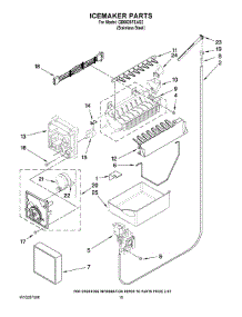 08 - Icemaker Parts parts for Maytag Refrigerator GB6526FEAS2 from AppliancePartsPros.com